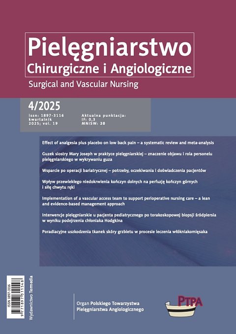 Pielęgniarstwo Chirurgiczne i Angiologiczne/Surgical and Vascular Nursing